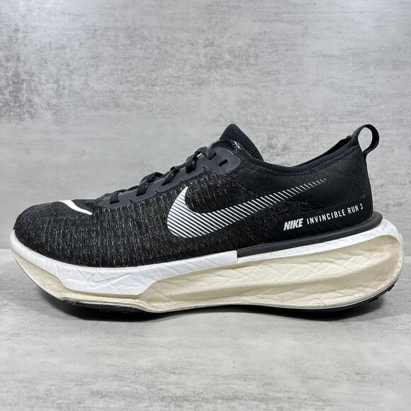 Nike Invincible Run 3 Running Shoes - Men's Size 11.5 Wide - Black - Picture 1 of 11
